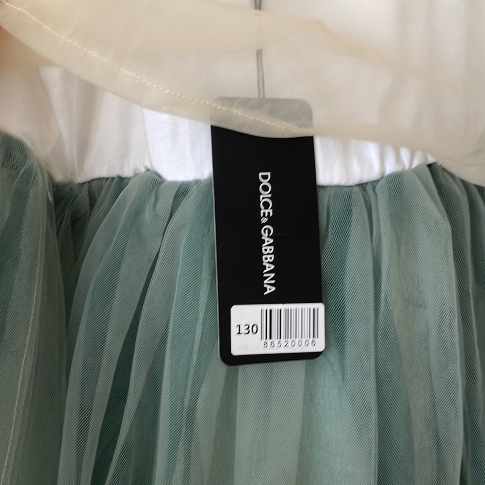 🌺 Dolce & Gabbana toddler little girl super cute light evening dress gown